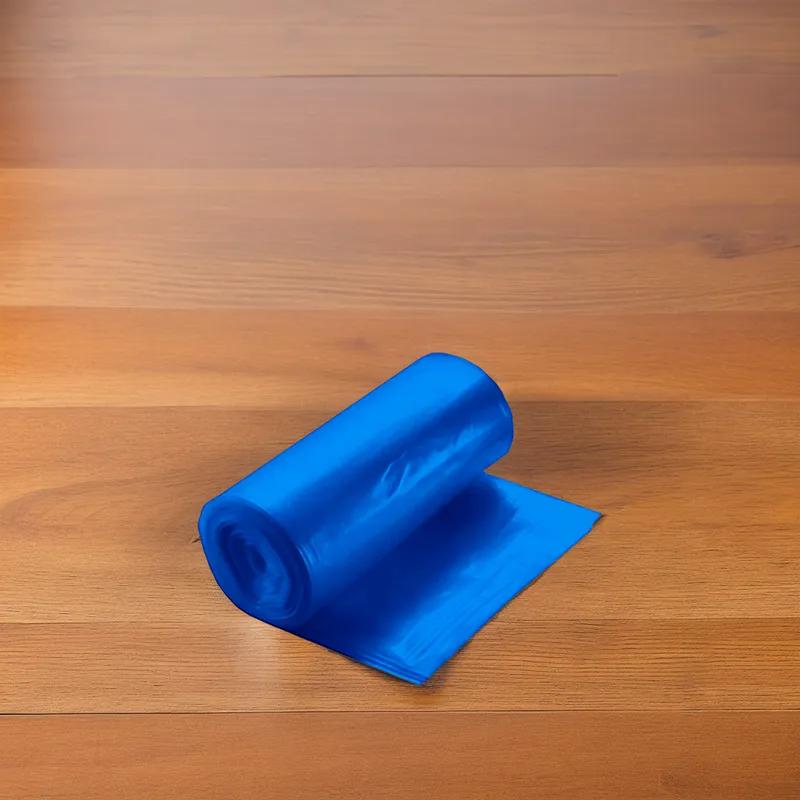 Victoria Bay Can Liner 30X43 IN 40 GAL Opaque Blue LLDPE 1.2MIL Roll 25 Count/Roll 8 Rolls/Case