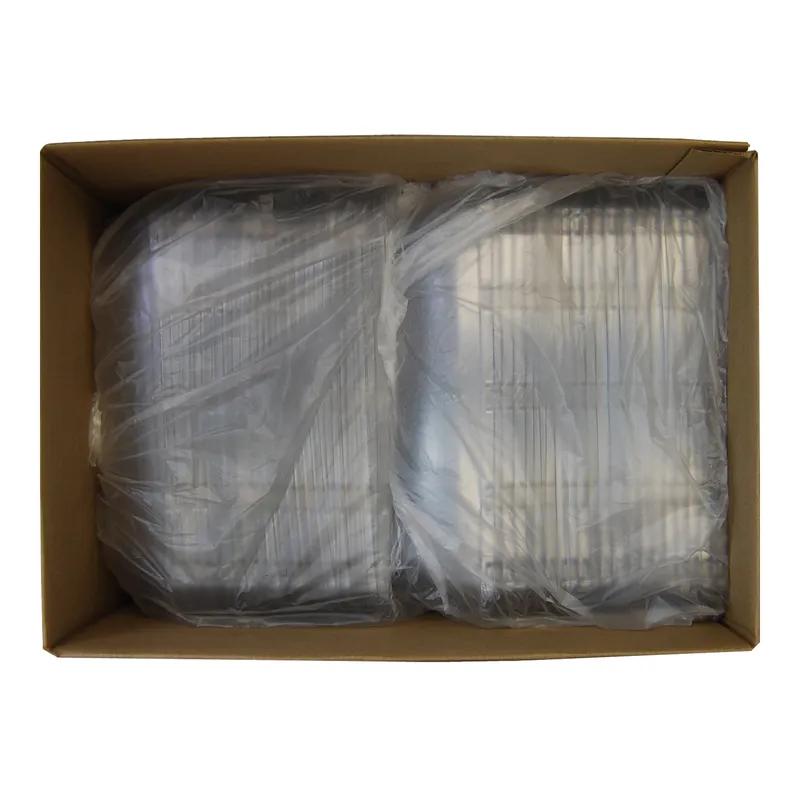 Mozaïk® Serving Tray Base & Lid Combo With High Dome Lid 8X11 IN PP Black Clear Rectangle 72/Case