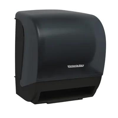Victoria Bay Paper Towel Dispenser Plastic Black Translucent 1-Roll Electronic Regular Capacity 1/Case