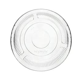 96-Series Lid Flat PLA For Container No Hole 20 Count/Pack 50 Packs/Case 1000 Count/Case