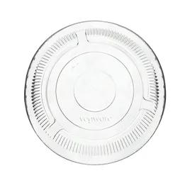 96-Series Lid Flat PLA For Container No Hole 20 Count/Pack 50 Packs/Case 1000 Count/Case