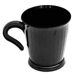Cup Mug 8 FLOZ Plastic Black 10 Count/Pack 24 Packs/Case 240 Count/Case