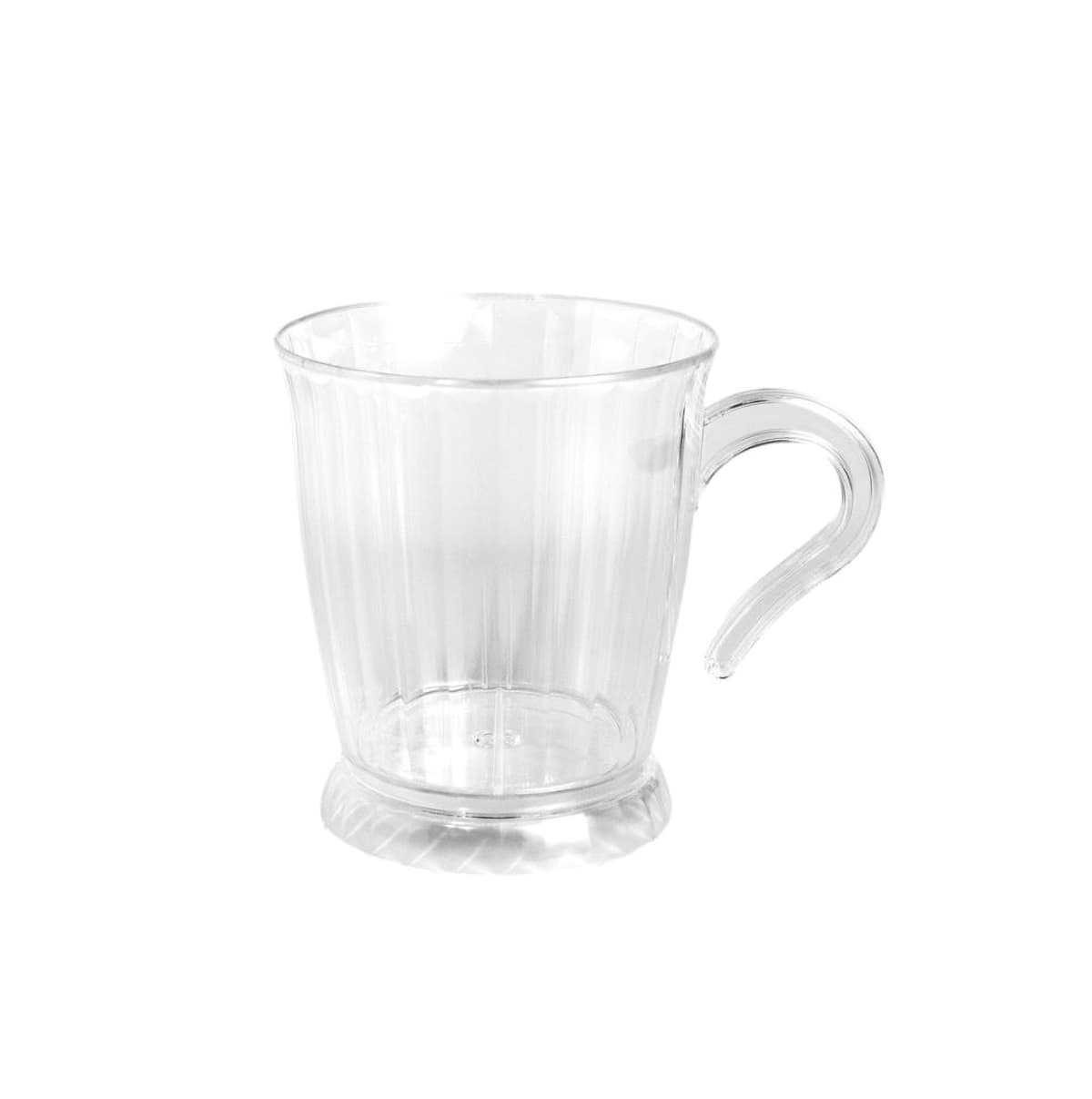 Cup Mug 8 FLOZ Plastic Clear 240/Case