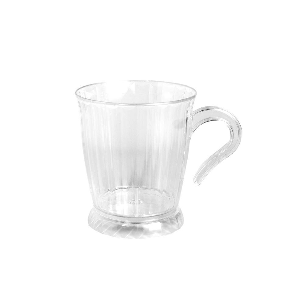 Cup Mug 8 FLOZ Plastic Clear 240/Case