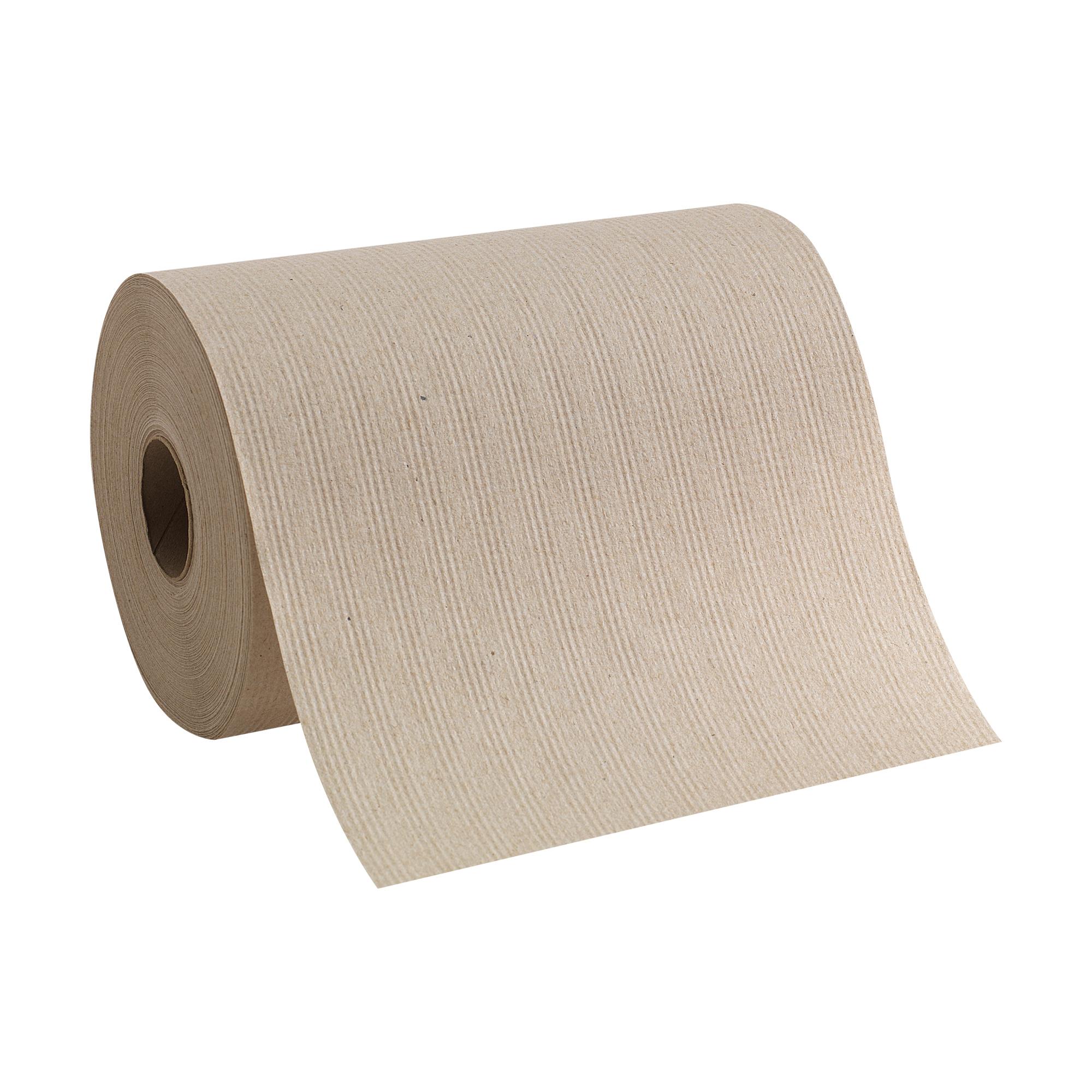 Pacific Blue Basic Roll Paper Towel 7.875IN X350FT 1PLY Kraft Standard Roll EPA Indicator 12 Rolls/Case