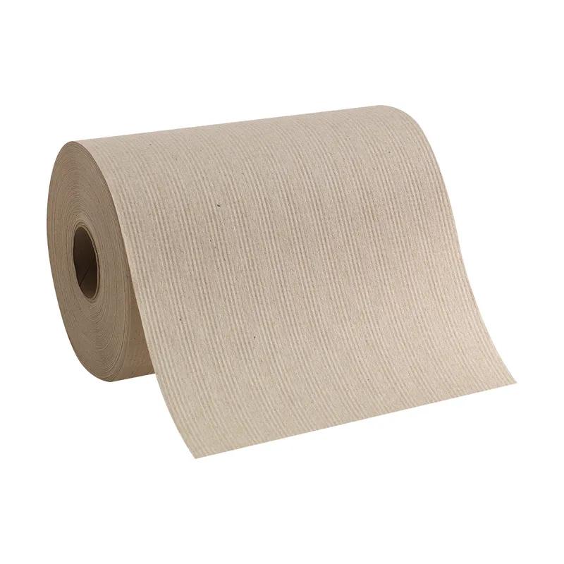 Pacific Blue Basic Roll Paper Towel 7.875IN X350FT 1PLY Kraft Standard Roll EPA Indicator 12 Rolls/Case