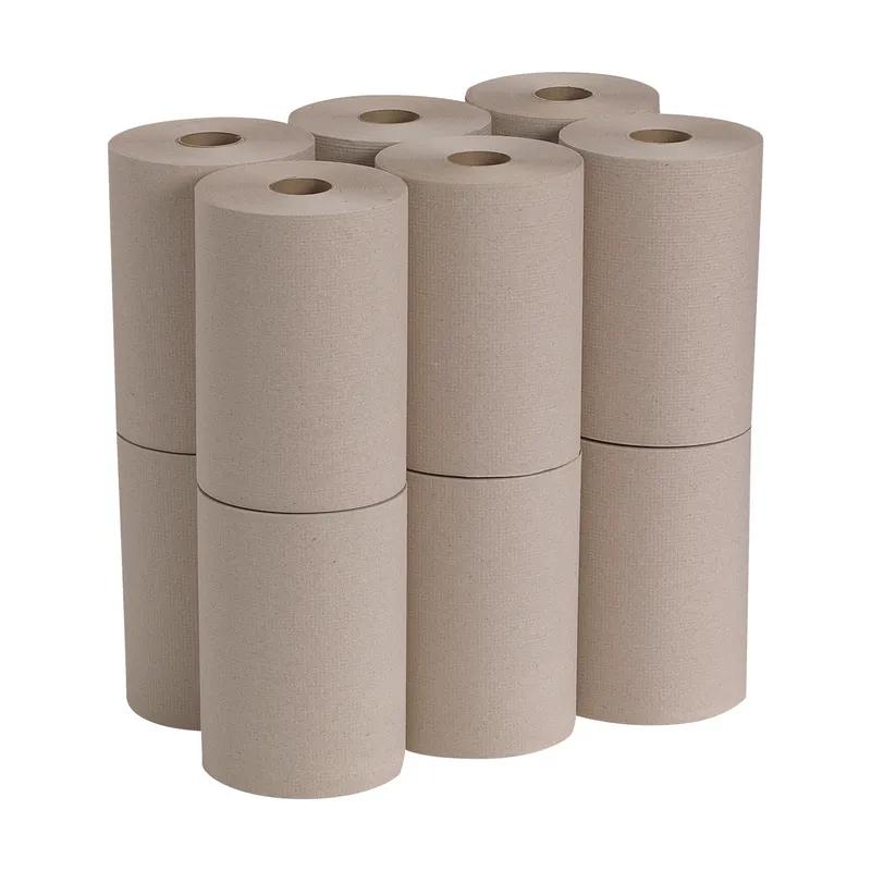 Pacific Blue Basic Roll Paper Towel 7.875IN X350FT 1PLY Kraft Standard Roll EPA Indicator 12 Rolls/Case