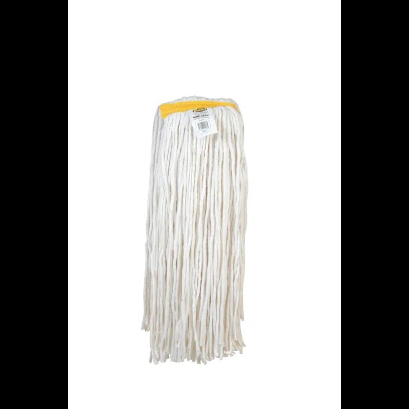 Mop Head 24 OZ White Rayon Cut End 1IN Narrow Headband Full Weight 12/Case