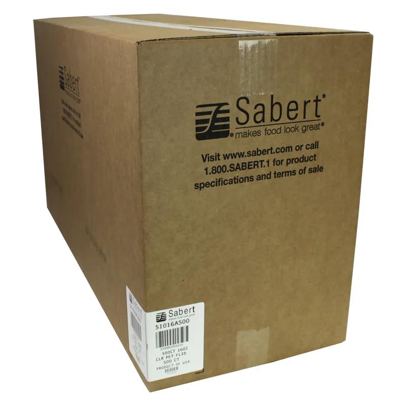 Lid Flat 5.6X0.5 IN PET Clear Round For 8-12-16 OZ Bowl 500/Case