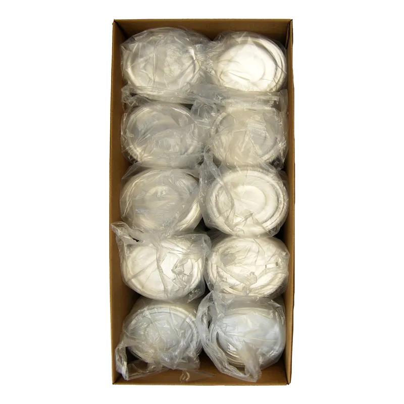 Lid Flat 5.6X0.5 IN PET Clear Round For 8-12-16 OZ Bowl 500/Case