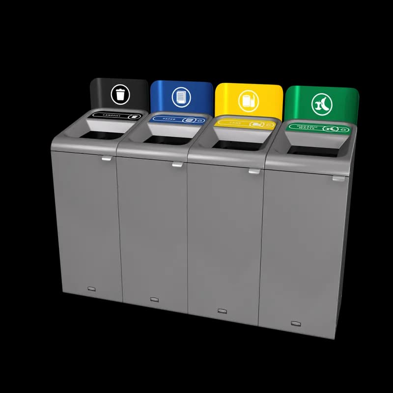 Configure™ Sign 23.64X1.78X8.49 IN 33 GAL Black Metal 1/Each