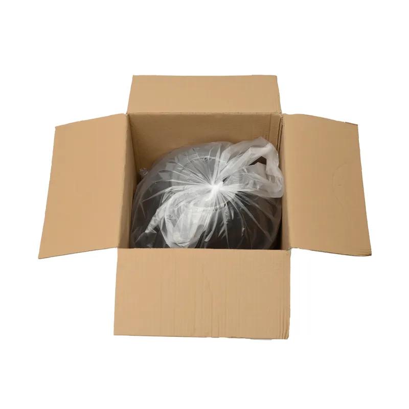 Salad Bowl 320 OZ PET Black Round 25/Case