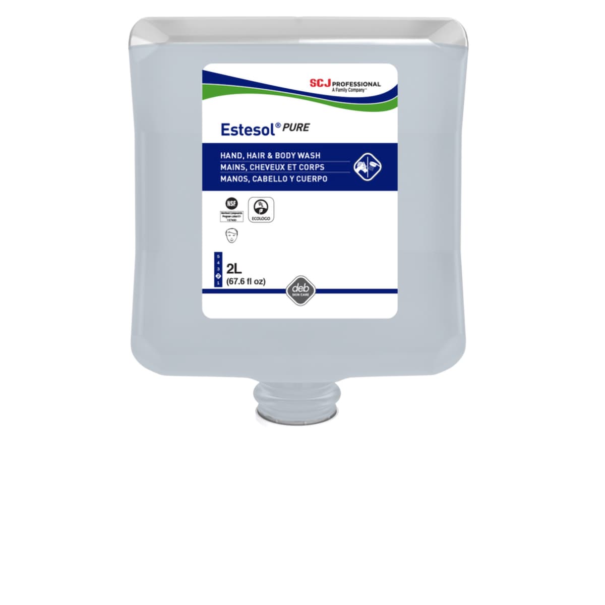 Estesol® PURE Hand, Hair & Body Wash Lotionized 2 L 4/Case