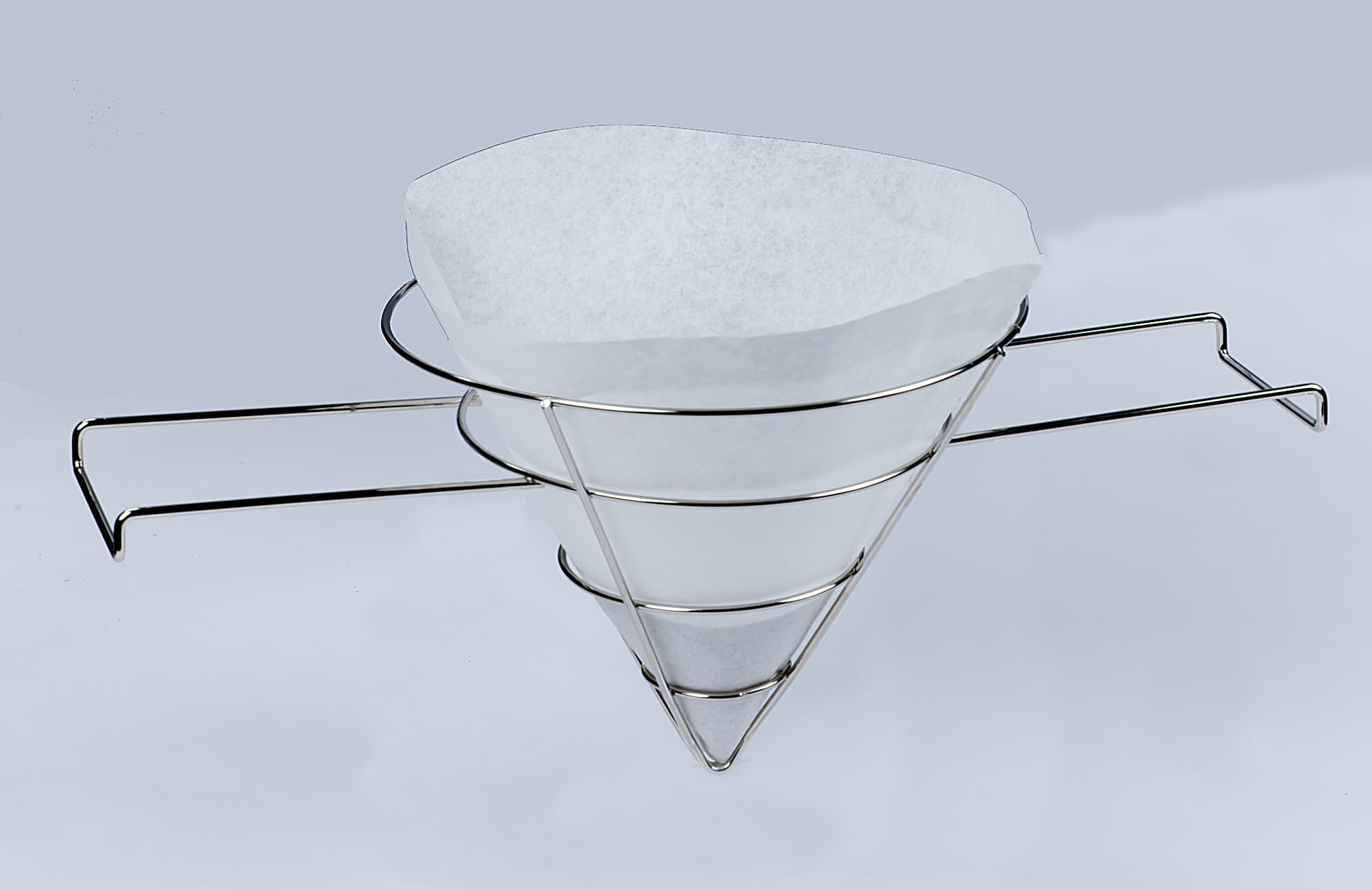 Filter Cone Holder 10 IN Metal Silver 1/Each