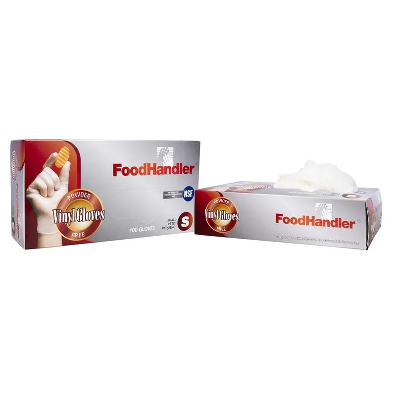 Gloves Large (LG) Clear Vinyl Powder-Free 100 Count/Pack 10 Packs/Case 1000 Count/Case