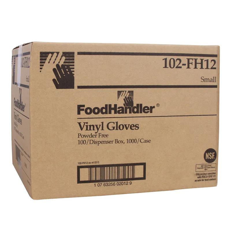 Gloves Large (LG) Clear Vinyl Powder-Free 100 Count/Pack 10 Packs/Case 1000 Count/Case