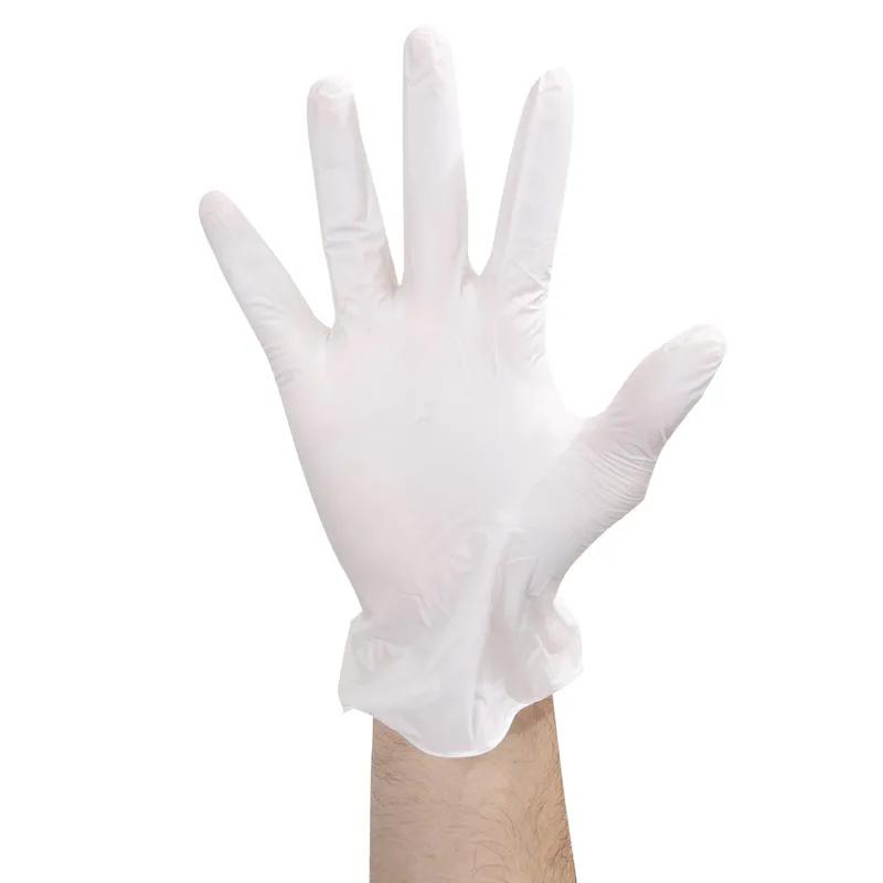 JobSelect® Examination Gloves Large (LG) White Synthetic Powder-Free 100 Count/Pack 10 Packs/Case 1000 Count/Case