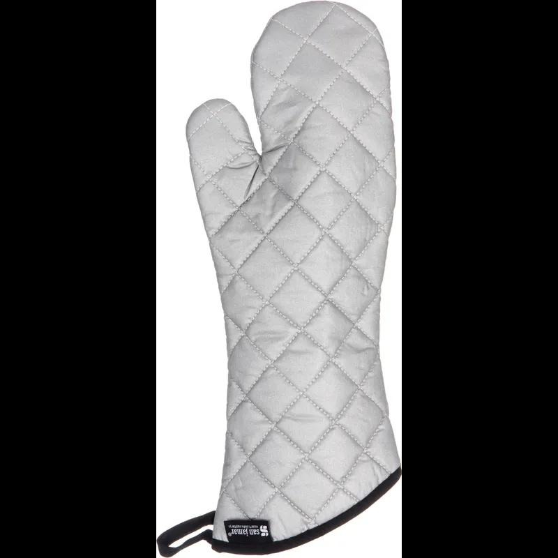 Carlisle Foodservice Products® Oven Mitt 17 IN Silicone Poly Cotton Heat And Cold Protection From 0°F to 400° F 1/Each