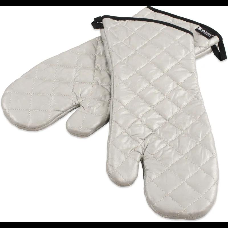 Carlisle Foodservice Products® Oven Mitt 17 IN Silicone Poly Cotton Heat And Cold Protection From 0°F to 400° F 1/Each