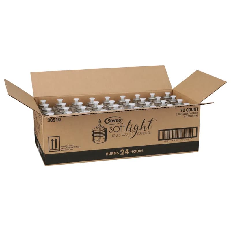 Liquid Candle 24-HR Wax 72/Case