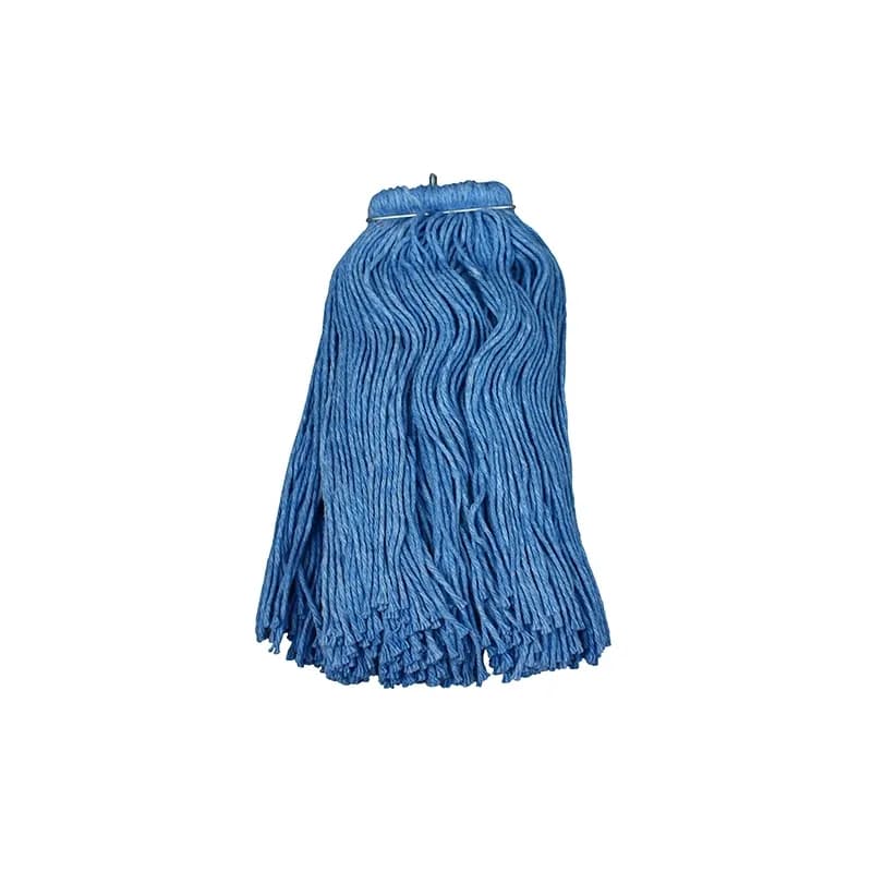 Impact® Mop Head 24 OZ Blue Cotton Polyester Blend Cut End Screw Type 1/Each
