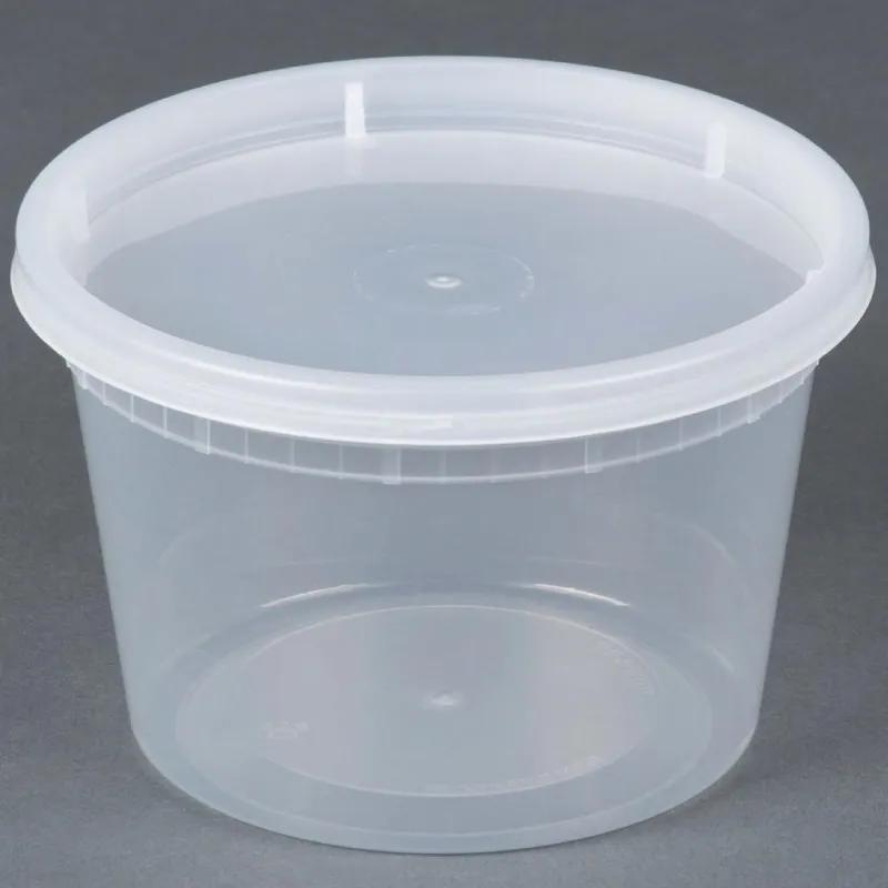 GEN Deli Container Base & Lid Combo 16 OZ Microwave Safe 240/Case