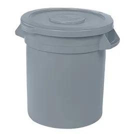 Gator® Plus Trash Can 44 GAL Gray Round 4 Count/Case