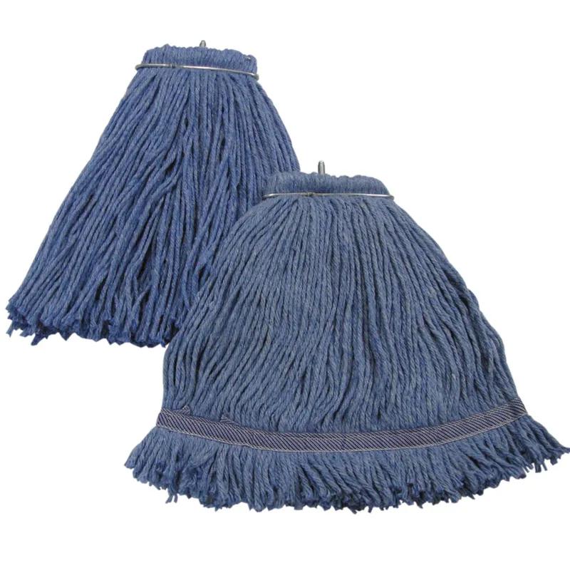 Mop Head 16 OZ Blue Cut End Screw Type Blend 1/Each