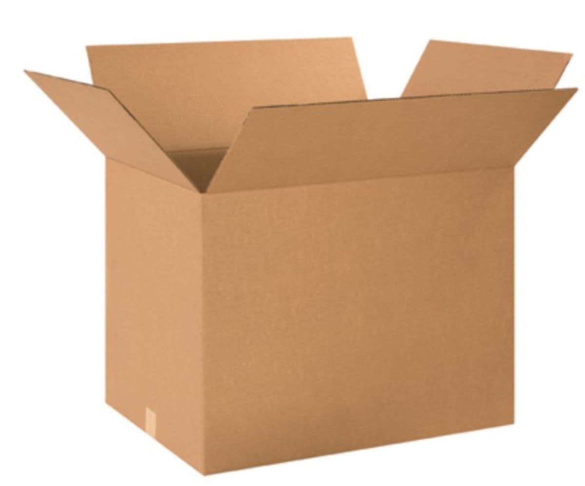 Shipping Box 24X18X18 IN Corrugated Cardboard 10 Count/Bundle