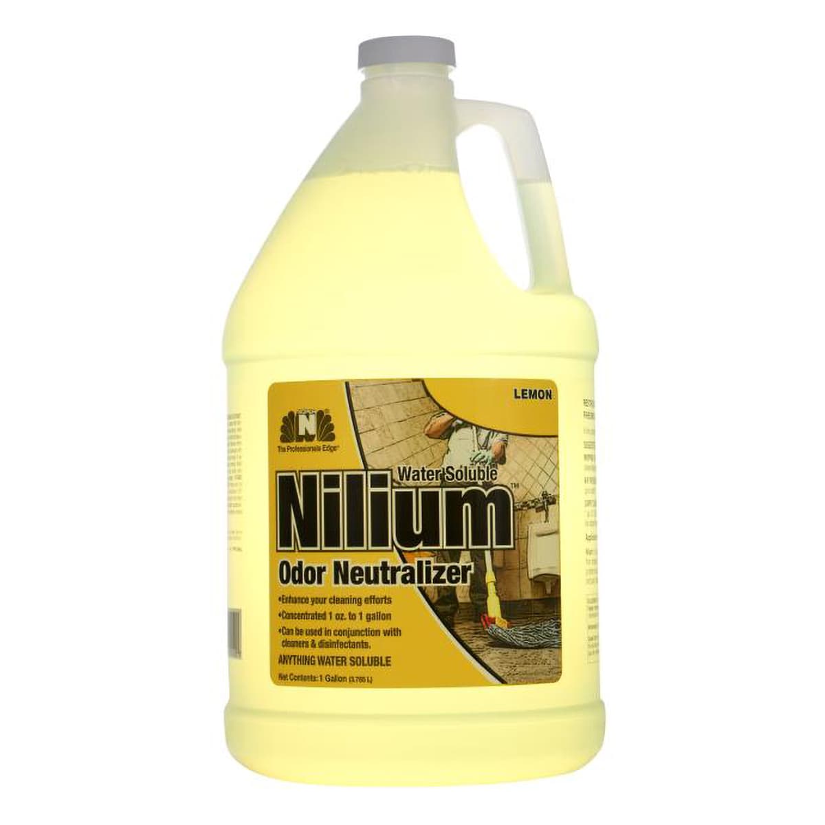Nilodor® Nilium Odor Neutralizer Lemon Yellow Liquid 1 GAL 4/Case