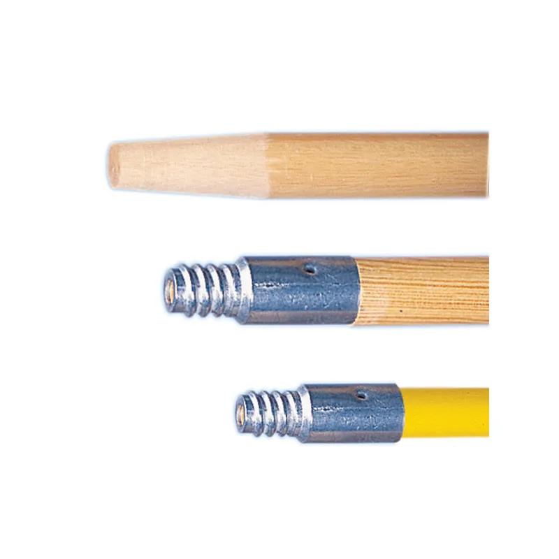 Mop Handle 60 IN Wood Metal Threaded 1/Each