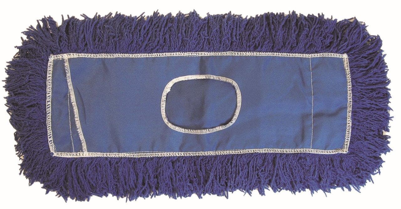 Dust Mop 37.5X6.5X0.5 IN Blue Permatwist 1/Each