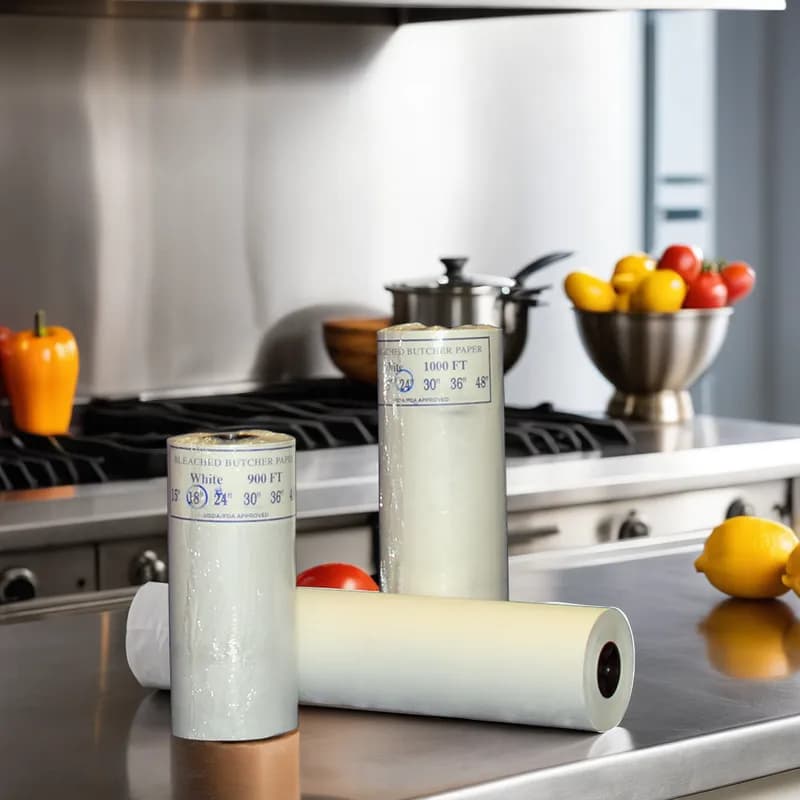 Steak & Butcher Paper Roll 18IN X900FT 40# White 1/Each