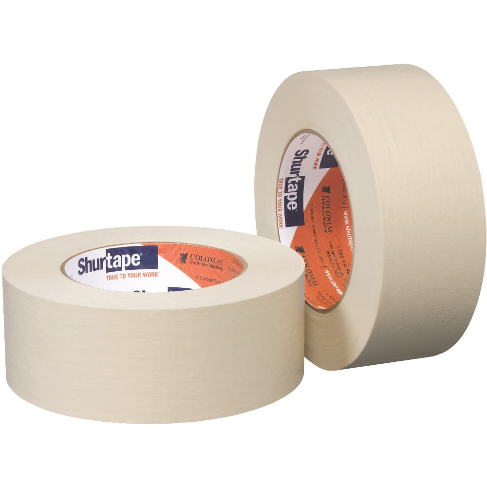 Colonial COL00 Masking Tape 1.5IN X60YD Natural High Adhesion Premium Grade 24/Case