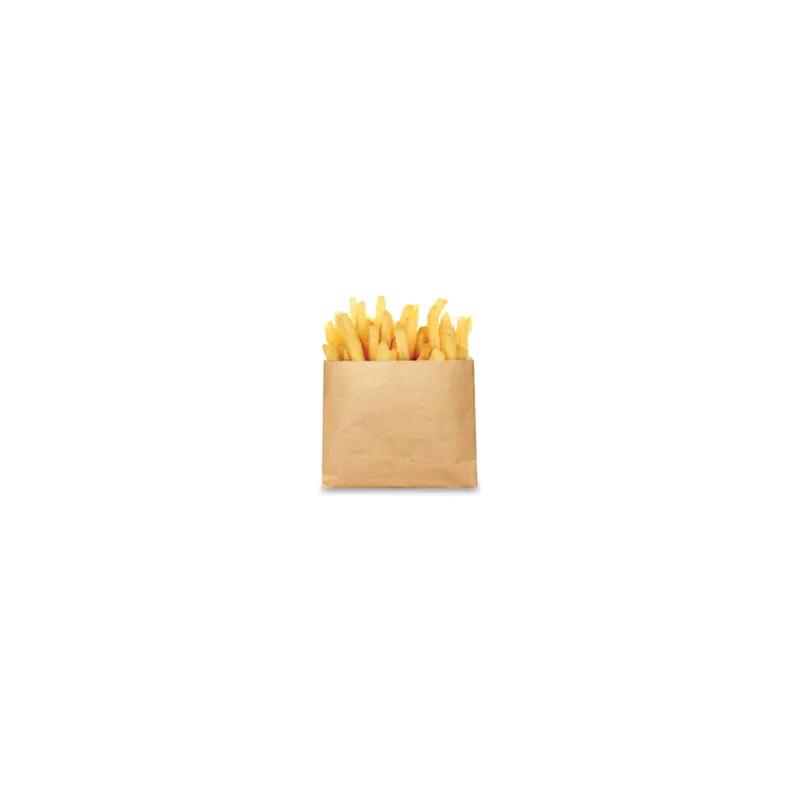 Bagcraft® EcoCraft® French Fry Bag 4.5X3.5 IN Wax Coated Paper Kraft Grease Resistant 2000/Case