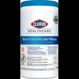 Clorox Healthcare® Bleach Germicidal Floral One-Step Disinfectant Multi Surface Wipe 150 Count/Pack 6 Packs/Case