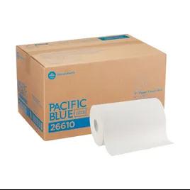 Pacific Blue Ultra™ Roll Paper Towel 9IN X400FT 1PLY White Standard Roll 5.5 9IN Roll 1.75IN Core Diameter 6 Rolls/Case