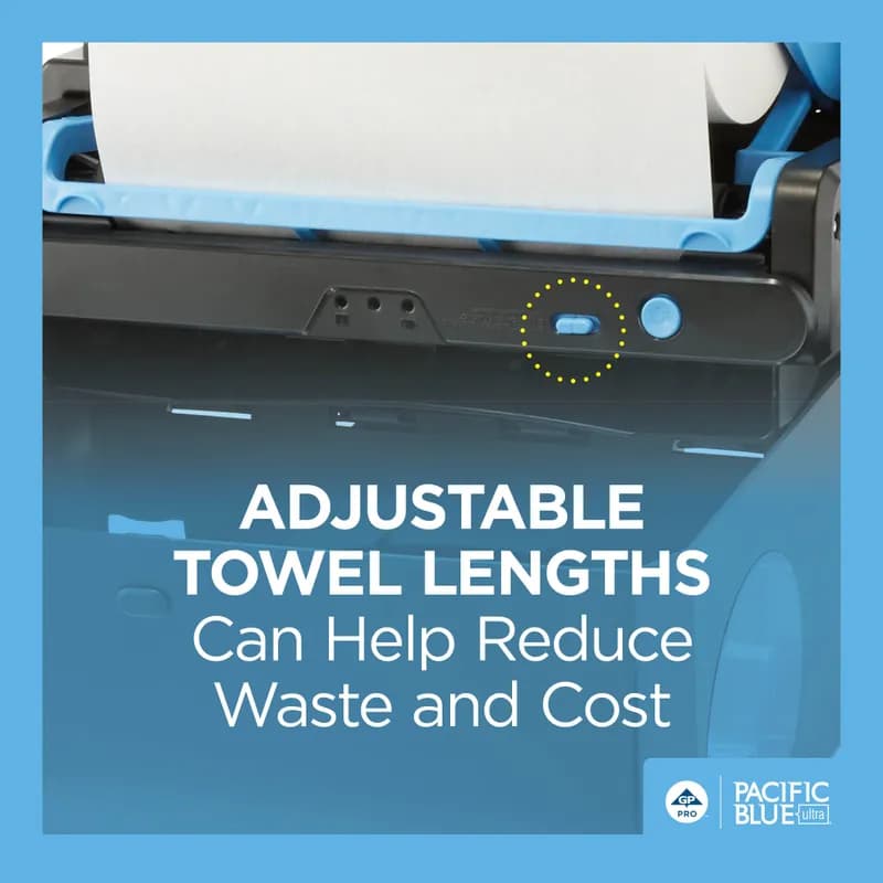 Pacific Blue Ultra™ Roll Paper Towel Pacific Blue Ultra SofPull® 9IN X400FT 1PLY White Standard Roll 6 Rolls/Case