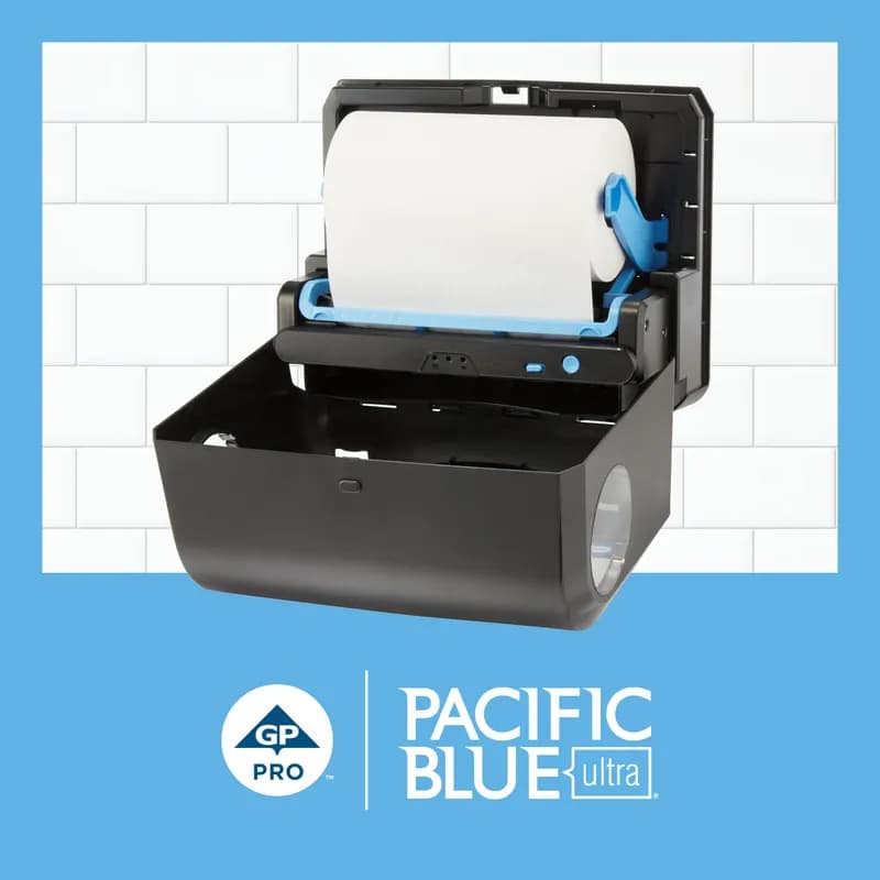 Pacific Blue Ultra™ Roll Paper Towel Pacific Blue Ultra SofPull® 9IN X400FT 1PLY White Standard Roll 6 Rolls/Case