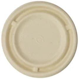 Lid Plant Fiber For 4 OZ Portion Cup Unbleached 1000/Case