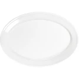 Platter 12X8.50X1.07 IN Melamine White Oval 12/Case