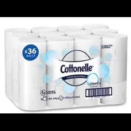 Cottonelle® Toilet Paper & Tissue Roll 3.7X4 IN 2PLY White High Capacity 900 Sheets/Roll 36 Rolls/Case 32400 Sheets/Case