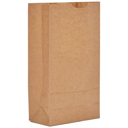 Grocery Bag 60 LB 10# Extra Heavy Duty Brown 500/Pack