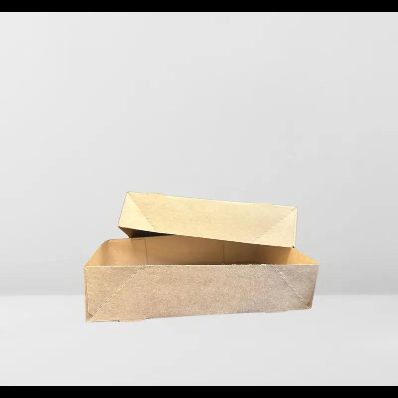 Snap-Up Take-Out Tray Base & Lid Combo 8.5X5.75X2 IN Kraft With Feet 500/Case