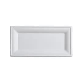 Plate 10X5 IN Sugarcane Rectangle 125 Count/Bag 4 Bags/Case