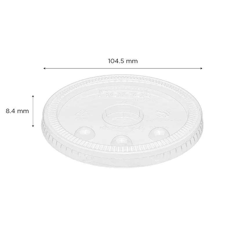 Karat Earth Lid PLA For 32 FLOZ Cold Cup Straw Slot 600/Case