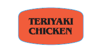 Teriyaki Chicken Label 1000/Roll