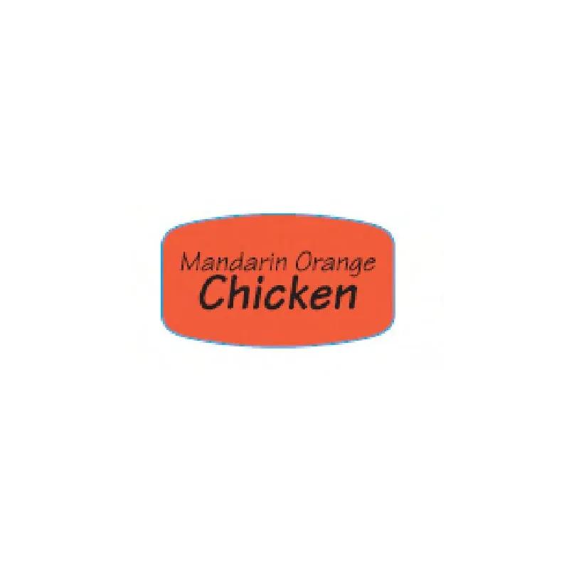 Mandarin Orange Chicken Label 1000/Roll