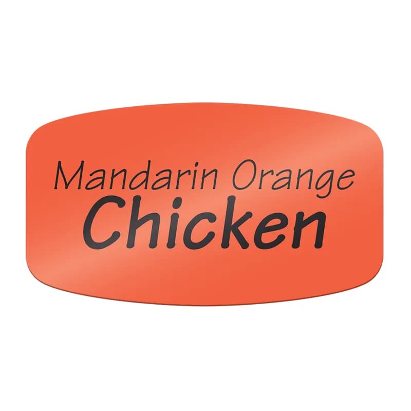 Mandarin Orange Chicken Label 1000/Roll