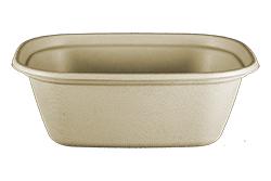 Take-Out Container Base 8.8X6.8X3 IN Pulp & Fiber 400/Case